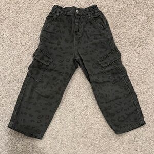 Zara boys animal print cargo pants